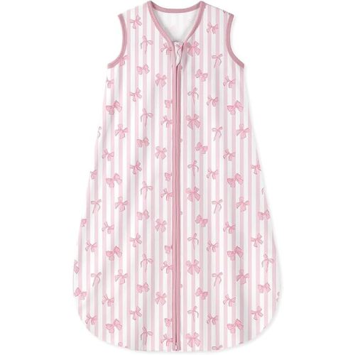 Yoofoss Baby Sleep Sack 6-12 Months 0.5 TOG Baby Wearable Blanket, 100% Cotton Infant Toddler Sleeping Sack 2-Way Zipper Lightweight Sleep Sack