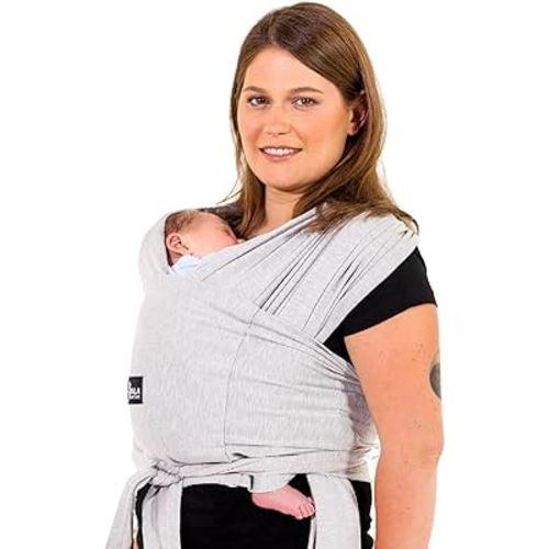 Koala Babycare Baby Carrier Wrap, Easy to Wear As a T-Shirt - Original Baby Carrier Newborn to Toddler - Sling One Size Fits All - Baby Wraps Carrier Up to 22lbs