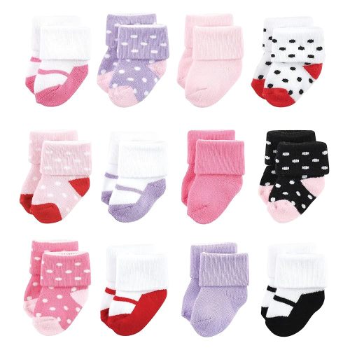 Luvable Friends Baby Newborn and Baby Terry Socks