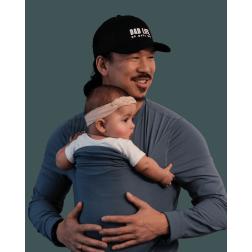 Lalabu Dad Shirt | Original Babywearing T-Shirt with Kangaroo Pouch