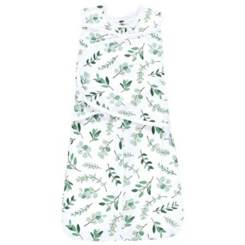 Hudson Baby Unisex Convertible Swaddle Sleep Sack, Eucalyptus, 3-9 Months