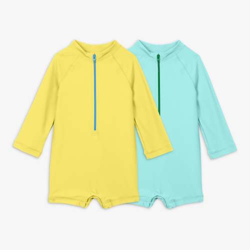 Baby one-piece rash guard 2-pack | 6-12 mo