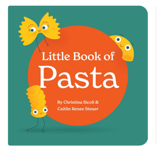 Little Book of Pasta Board Book for Babies and Toddlers