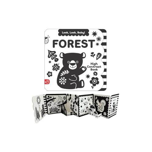 Black and White High Contrast Tummy Time Book