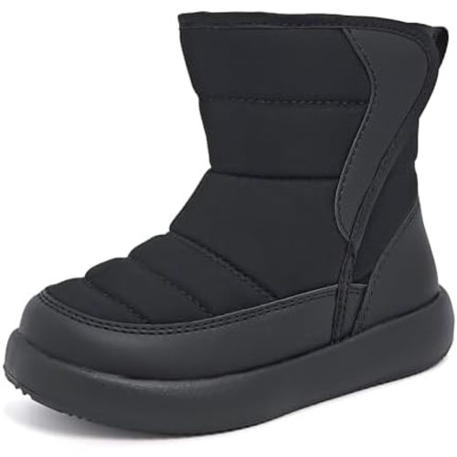 Umerigo Toddler Snow Boots Kids Girls Boys Winter Lightweight Waterproof Warm Fur Lined Boots for Toddler Little Kids