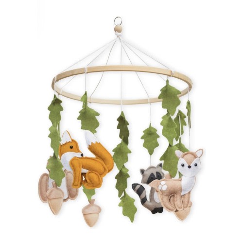 Woodland Baby Mobile for Crib - Baby Nursery Mobiles - Woodland Nursery Decor Th