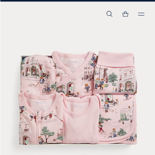 Polo Bear Cotton 6-Piece Gift Set