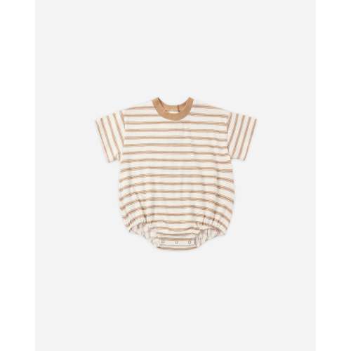 Relaxed Bubble Romper Fawn Stripe – Rylee + Cru