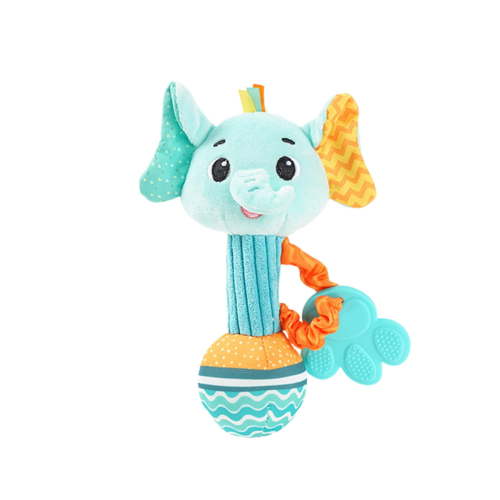 Tarmeek Baby Soft Rattles Shaker Teething for 0-6 Months Newborn,Infant Developmental Hand Grip Baby Cute Stuffed Animal Doll for 6-12 Months Toddlers,Birthday Gifts for Kids