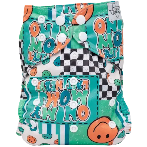 The Ultimate - One Size Pocket Reusable Cloth Diaper - Stretchy Tabs