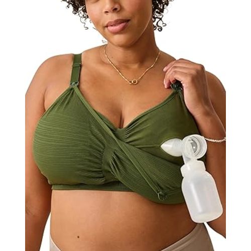 Kindred Bravely Sublime Pumping Bra Hands Free, Adjustable Pumping & Nursing Bra with EasyClip for All Breast Pumps