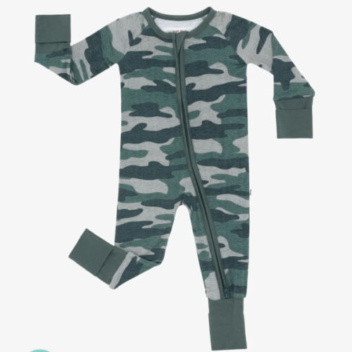 Vintage Camo Zippy - Little Sleepies