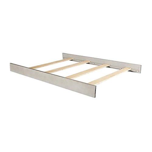 Full-Size Conversion Kit Bed Rails for Namesake, Formerly Million Dollar Baby Convertible Cribs - Solid Wood Rail - Toddler & Adult Bed Rail - Nursery & Baby Furniture (Model #M7689, White Driftwood)