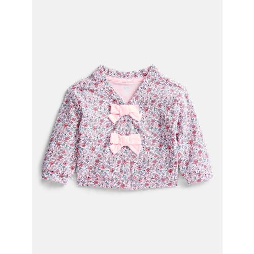 Wonder Nation Baby Girls' Bow Front Cardigan Sweater, Sizes 0M-24M