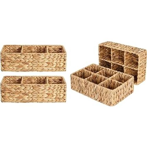 StorageWorks Wicker Baskets for Shelves, Countertop
