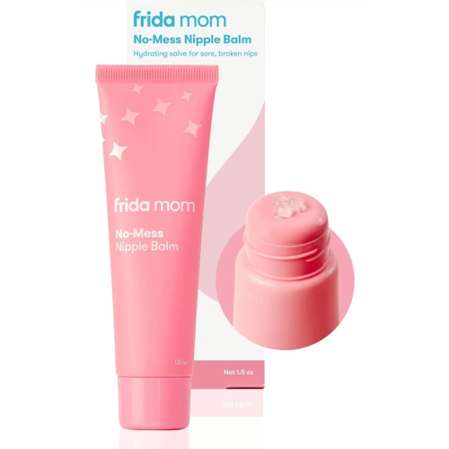 Frida Mom Nipple Cream, No-Mess Balm, Gentle for Baby & Mom, 1.5 fl oz