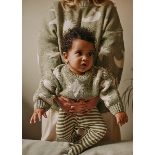 Cozmo Matcha Moon Star Sweater Baby