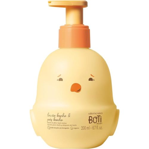 O Boticário Boti Baby Bath and After Bath Moisturizing Lotion, 5.2 oz (150g)