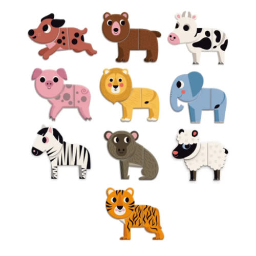 Funny animals magnets