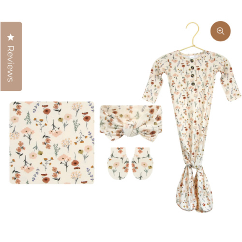 Rachel Newborn Headband Bundle (Gown)