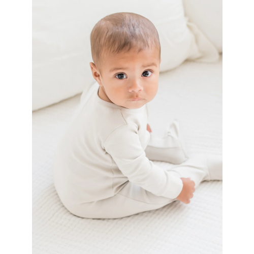 Peyton Zipper Sleeper - Stone