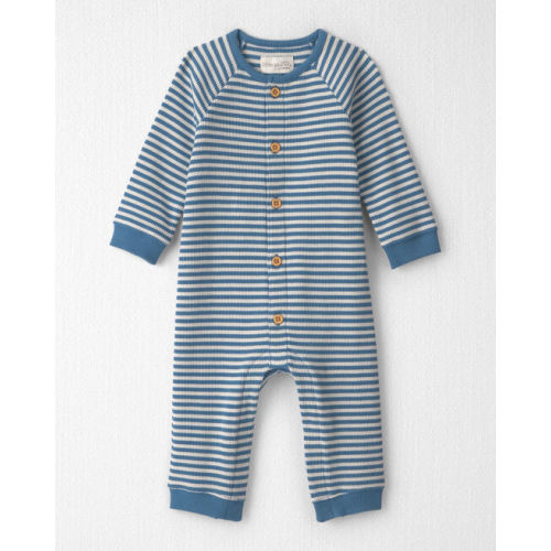 Baby Organic Cotton Waffle Knit Jumpsuit - Little Planet | Carter's