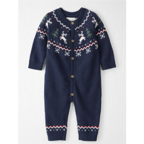 Baby Organic Cotton Fair Isle Sweater Knit Jumpsuit - Little Planet | Carter's