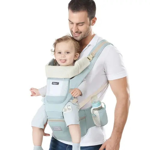 Baby Carrier, 6-in-1 Baby Carrier With Waist Stool, Baby Carrier With Hip Seat For Breastfeeding, One Size Fits All - Adapt To N - AliExpress