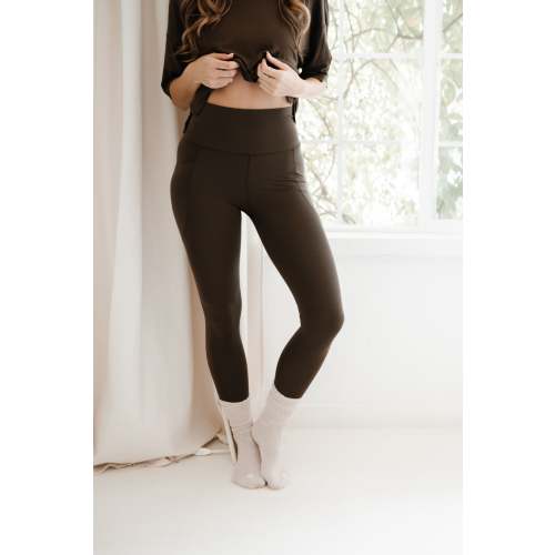 Bamboo Flex Women’s Leggings in Espresso