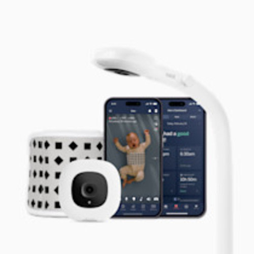 Nanit Pro Smart Baby Monitor and Floor Stand - White