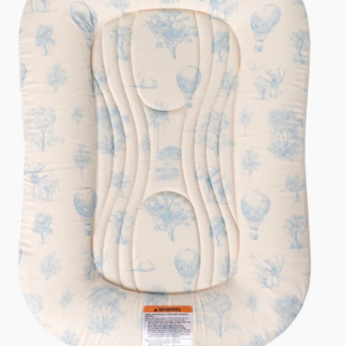 Infant Lounger Wave | Blue Toile