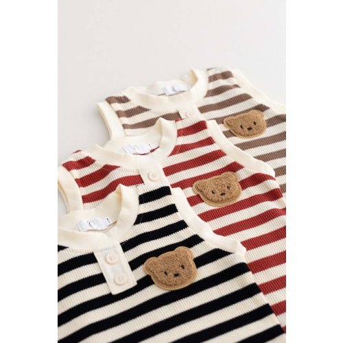 The Bear Beach Stripe Shorts & T-Shirt
