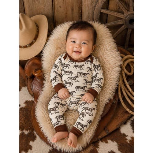 SpearmintLOVE Everyday Baby Set - Wild Mustang – Hopscotch Kids