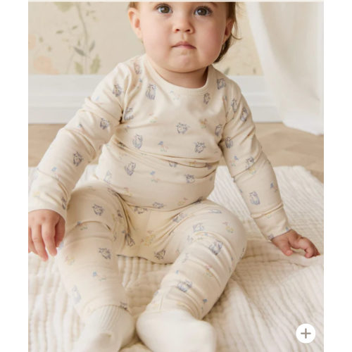 Organic Cotton Jarrah Long Sleeve Pyjama Set - Charlies Butterflies – Jamie Kay USA