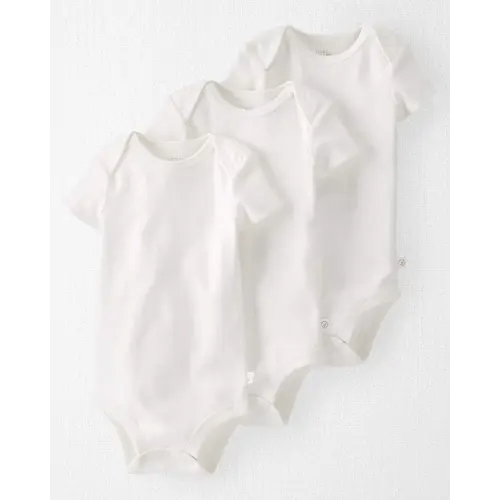 Baby 3-Pack Organic Cotton Rib Bodysuits - Little Planet | Carter's
