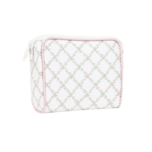 Rosy Trellis | Small Essentials Bag – Baby Dunn