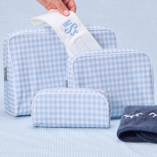 Patterned Toiletry Bag Trio (3 pieces)