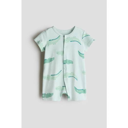 SHORT COTTON PAJAMA JUMPSUIT