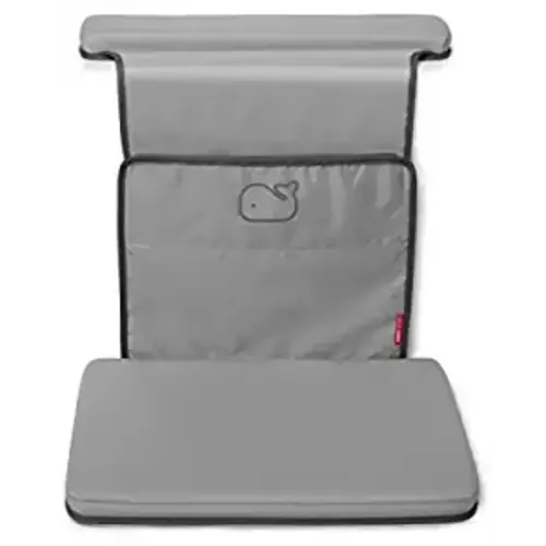 Skip Hop Baby Bath All-in-One Elbow Saver and Kneeler, Moby, Grey