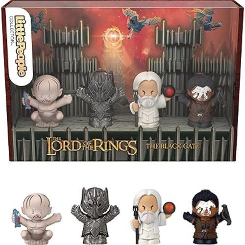Little People Collector Fisher-Price The Lord of The Rings: The Black Gate Special Edition Set for Adults & Fans in a Display Gift Box