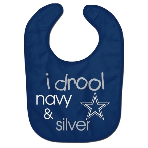 NFL Dallas Cowboys "I Drool" Baby Bib Newborn Infant Toddler Boy Girl