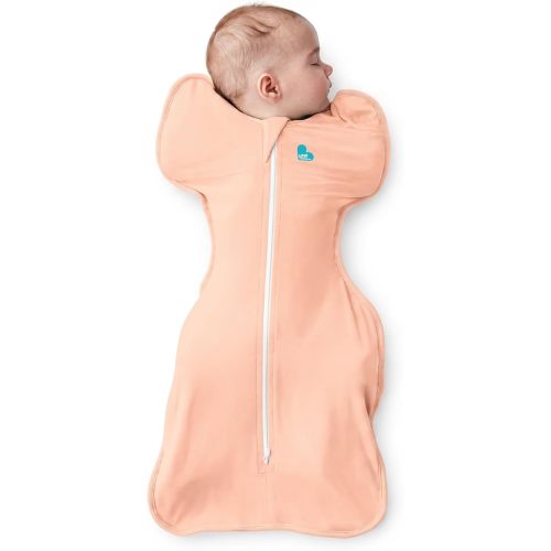 Love to Dream Swaddle UP, Baby Sleep Sack, Self-Soothing Swaddles for Newborns, Improves Sleep, Snug Fit Helps Calm Startle Reflex, New Born Essentials for Baby, 1.0 TOG, 5-8.5 lbs, Pink