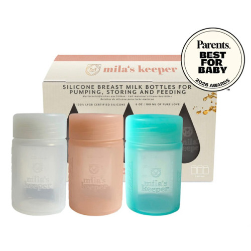 Silicone Breast Milk Storage Bottles