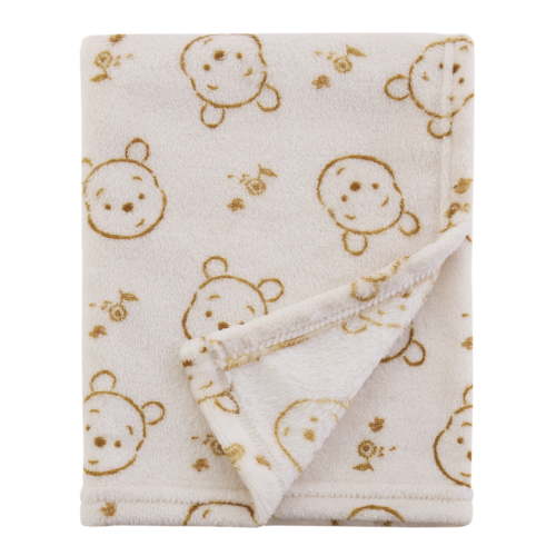 Winnie the Pooh Allover Print Baby Blanket, Unisex, Beige - Walmart.ca