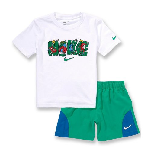Nike Little Boys Short Sleeve Soccer Woven Shorts 2-Piece Set