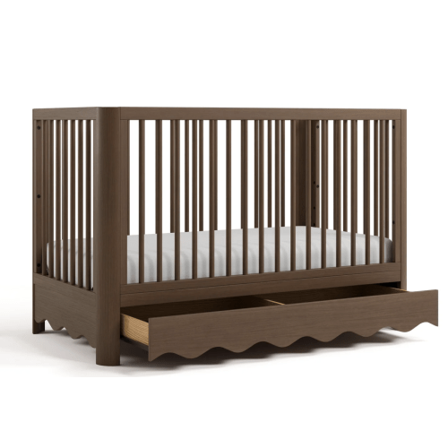 Casablanca 5-in-1 Convertible Crib with Drawer - HAZELNUT