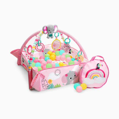 Bright Starts 5-in-1 Your Way Ball Play Baby Activity Play Gym & Ball Pit - Rainbow Tropics