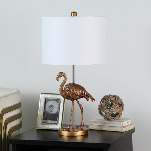 Etta Avenue™ Teen Adira 26" Gold Table Lamp & Reviews | Wayfair