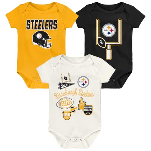 Outerstuff Infant & Newborn NFL Littlest Player Three-Piece Bodysuit Set