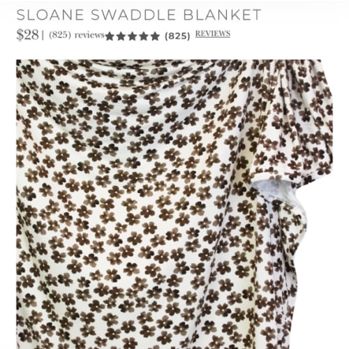 Sloane Swaddle Blanket – Lou Lou & Company
